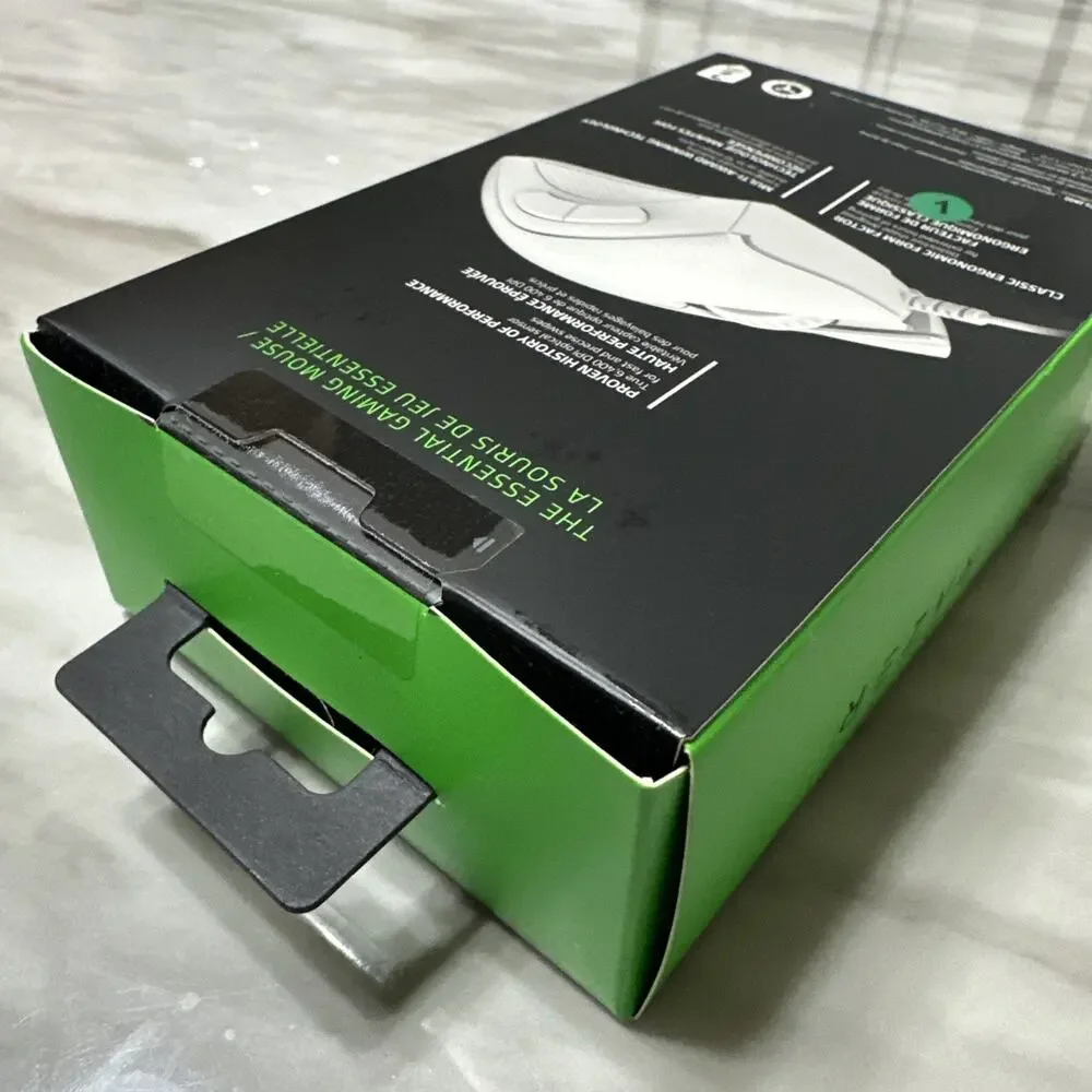 Razer DeathAdder Essential Wired Optical Gaming Mouse White (RZ01-03850200-R3U1)